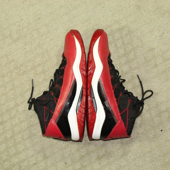 Size 9 -2013 Nike Air Jordans Prime Flight Red & Black  616846-6 main image 6